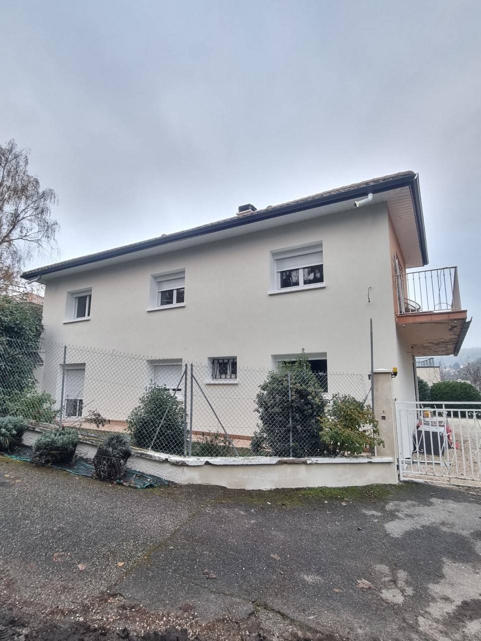 ITE d'une maison en machfer sur la localité de Saint Didier Au Mont D'or au nord de Lyon