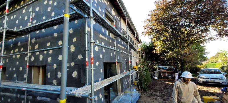 Isolation par l'exterieur à Solaize